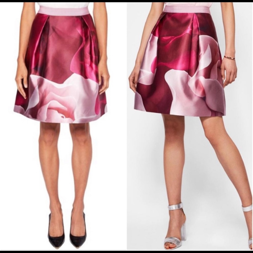 Ted Baker London Porcelain Rose pink skirt